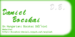 daniel bocskai business card